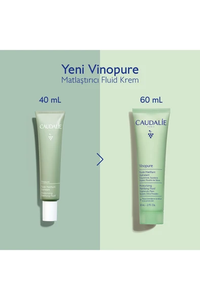 Caudalie Vinopure Matlaştırıcı Fluid Krem 60 ml - Resim 7