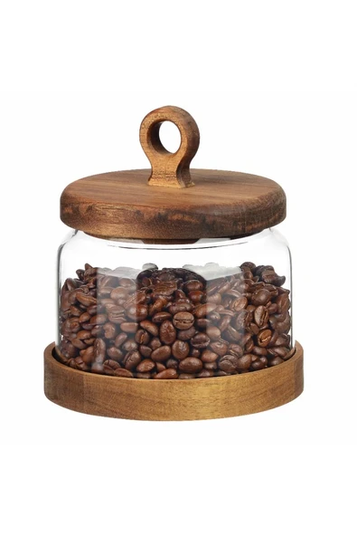 Nora 750 ml Akasya Kapaklı Saklama Kabı ürün görseli 1