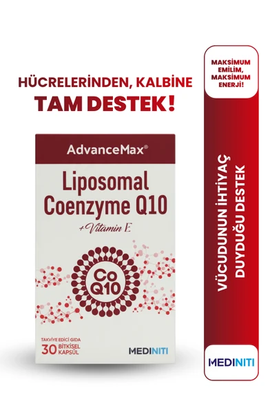 AdvanceMax Lipozomal Koenzim Q10 30 Kapsül ürün görseli 1