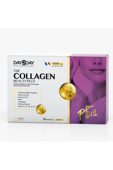 DAY2DAY The Collagen Beauty Plus Mango Aromalı 30 Tüp ürün görseli 1