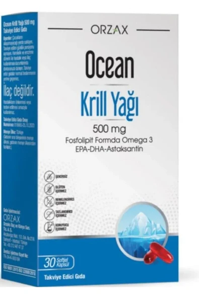 Ocean Krill Oil 500 mg 8697595871355 ürün görseli 1
