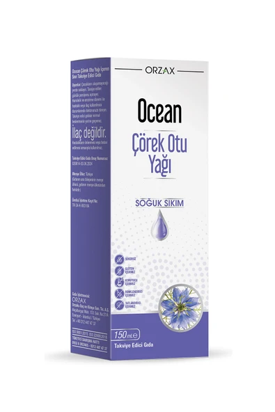 Ocean Orzax Çörek Otu Yağı 150ml ürün görseli 1