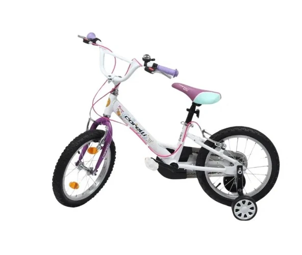 MOGGIE 16 JANT KIDS BIKE BEYAZ PEMBE MOR ürün görseli 1