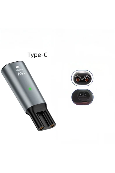 silabor Elektrikli Tıraş Makineleri ve Saç Kesme Makineleriyle Uyumlu, Type-C Şarj Kablosu (4.3V/5V/8V). ürün görseli 1