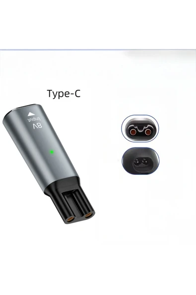 silabor Elektrikli Tıraş Makineleri ve Saç Kesme Makineleriyle Uyumlu, Type-C Şarj Kablosu (4.3V/5V/8V). ürün görseli 1