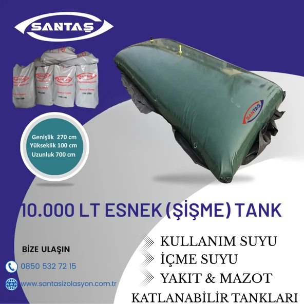 10.000 LT ŞİŞME ESNEK SU DEPOSU ürün görseli 1