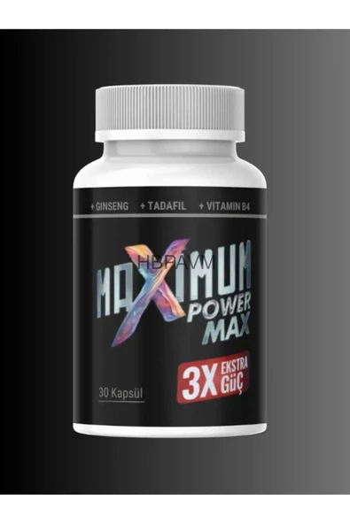 HBPAVM Maximum Power Max 3x Effect Erkeklere Özel Bölge Destekleyici 30'lu X 3 Adet ürün görseli 1