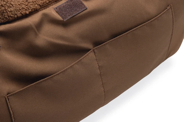 Beeztees DBL Köpek Taşıma Çantası, Yıkanabilir, 6,5Kg'ye kadar, Sütlü Kahve, 43x15x35cm - Resim 12