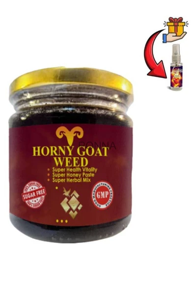 PONNA Horny Goat Weed Erkeklere Özel Bölge Destekleyici 240 gr x 1 ad+Lustra Masaj Yağı ürün görseli 1