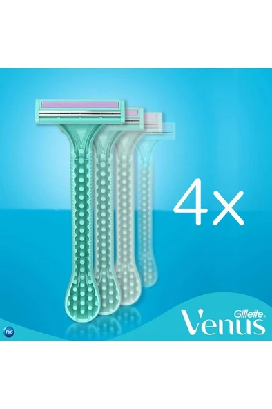 Gillette Venus Simply 2 Basic Kullan At Kadın Tıraş Bıçağı 4 Adet - Resim 7