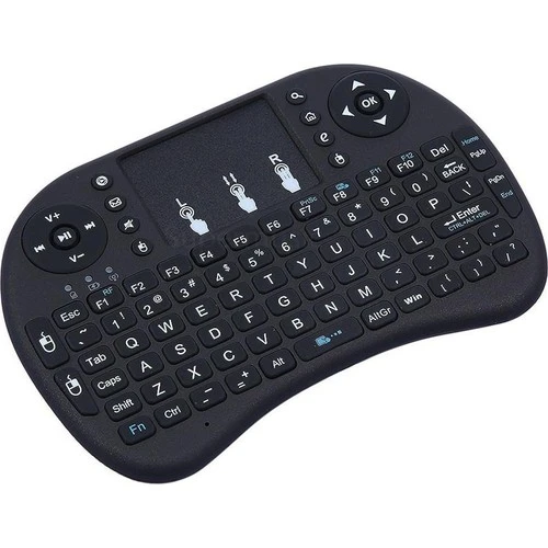 Mini Keyboard Ri İ8 Air Smart Tv Işıklı Mini Klavye Dokunmatik Mouse ürün görseli 1