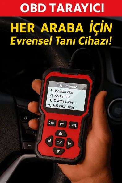 DailyTech 2025 Yeni Nesil OBD2 Arıza Tespit Cihazı Canlı Veri Hata Kodu Okuma & Silme Tüm OBD2 Araçlarla Uyumlu - Resim 3