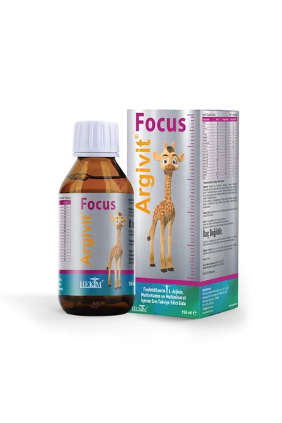 ARGİVİT FOCUS ŞURUP 150 ML - Resim 2