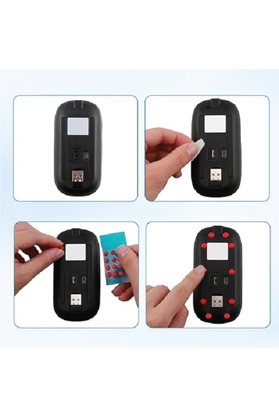 silabor Mouse Skatez 20 Adet Mouse Paten Seti Fare Ayağı Çıkartması - Resim 3