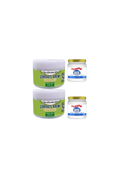 Sepettenevar Çörek Otu Kremi 2x150 ml Rahatlatıcı Krem +Snow Kitten 2x50 ml Menthol Balm ürün görseli 1