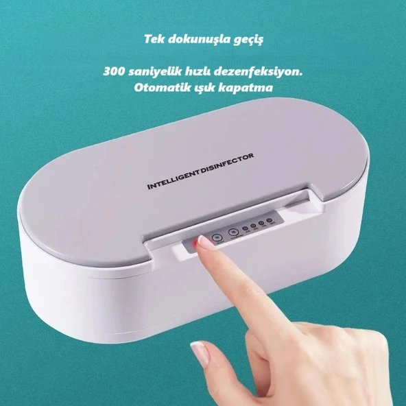 DailyTech Akıllı UV Dezenfeksiyon Kutusu Telefon Aksesuar Maske Takı Sterilizasyon Cihazı - Resim 4