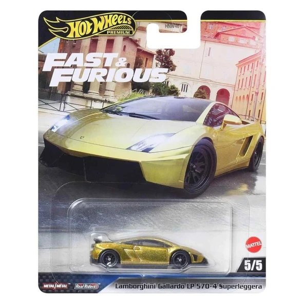 Hot Wheels Fast & Furious Premium Lamborghini Gallardo LP 570-4 Superleggera HNW46 JBM01 ürün görseli 1