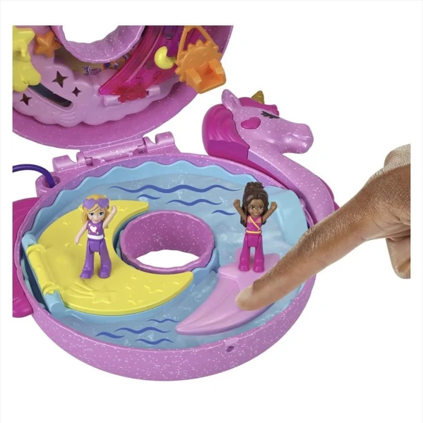 HKV34 Polly Pocket Unicorn Temalı Oyun Seti - Resim 5