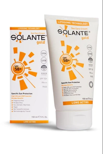 Solante Gold Spf 50+ Cream 150 Ml ürün görseli 1