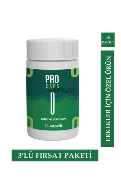 HBPAVM Pro Caps Erkeklere Özel Güç Destekleyici 15'li X 3 Adet ürün görseli 1