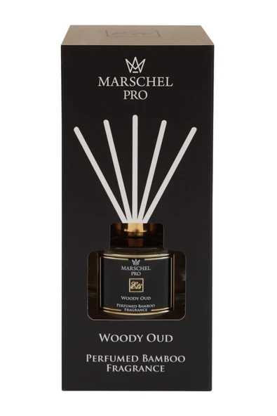 Marshel Pro Woody Oud Çubuklu Koku Cam Şişe 50 ml ürün görseli 1