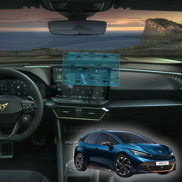 Cupra Born Multimedya Paneli Uyumlu Nano Cam Ekran Koruyucu - Resim 2