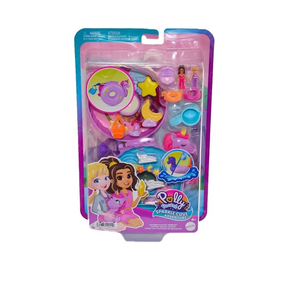 HKV34 Polly Pocket Unicorn Temalı Oyun Seti ürün görseli 1