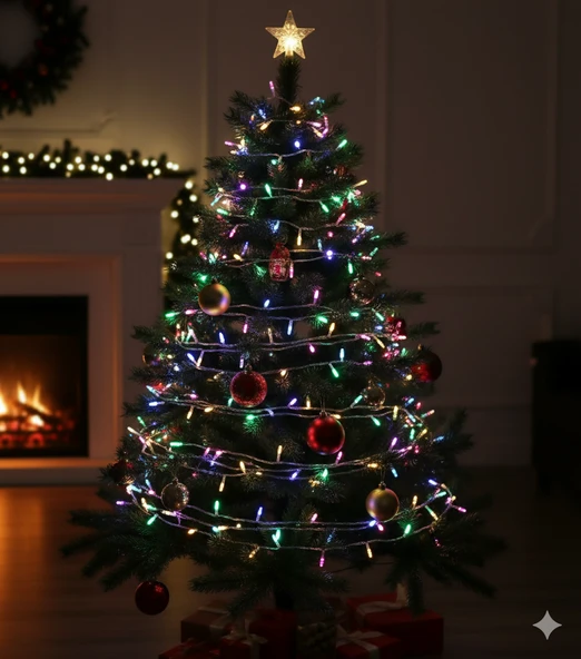 LEBRON LED Süsleme Işığı Gün Işığı Işık 100 Ledli 10 mt Eklenebilir ürün görseli 1