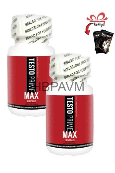 HBPAVM Testo Prime Max Erkeklere Özel Her an Maksimum Limit 30’lu x 2 adet ürün görseli 1