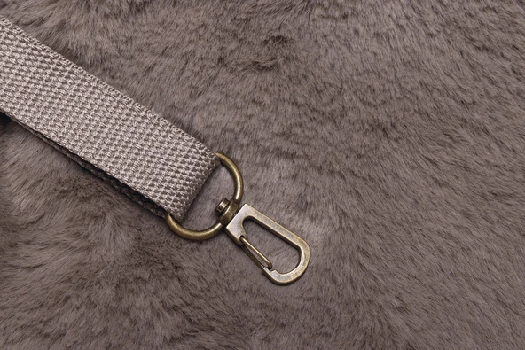 Beeztees DBL Köpek Taşıma Çantası, 6,5Kg'ye kadar, Koyu Gri, 48x23x33cm - Resim 7