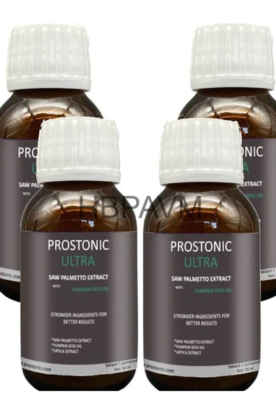 HBPAVM Prostonic Saw Palmetto Ultra Erkeklere Doğadan Gelen Rahatlık ve Canlılık Formülü 50 ml x 4 adet ürün görseli 1