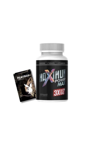 PONNA Maximum Power Max Erkeklere Özel Bölge Destekleyici 30 Lu Yanında Mucizevi Jel Hediye ürün görseli 1