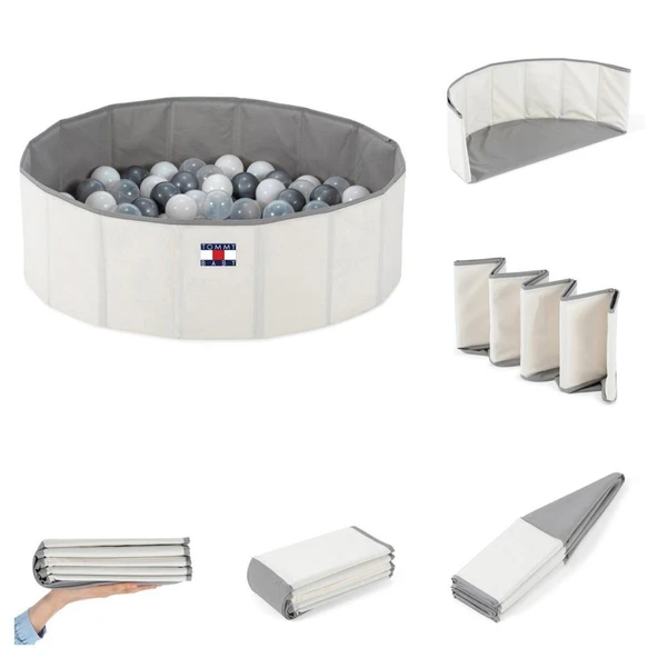 Katlanır Aktivite ve Top Havuzu, 100 Adet Toplu - Resim 3