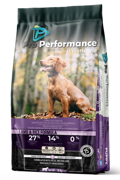 Pro Performance Kuzu Etli ve Pirinçli Yavru Köpek Maması  0 - 1 Yaş 18 Kg ürün görseli 1