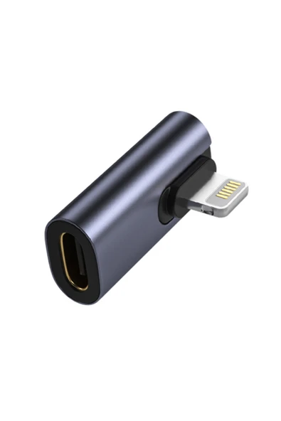 silabor Yan bükümlü Type-c Adaptörü Apple Cihazları ve PD Veri Kablolarıyla Uyumlu, Şarj Dönüştürücü ürün görseli 1