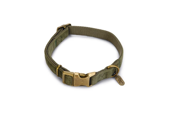 Beeztees DBL Köpek Tasması, Kadife, Nefti, 35-50cm, 20mm ürün görseli 1