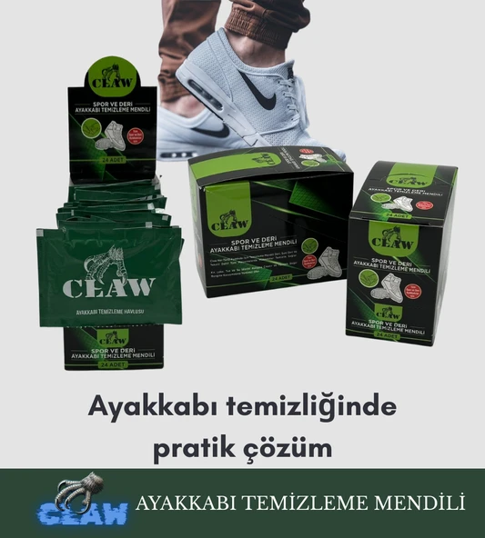 Ayakkabı Temizleme Mendili, Temizleme Havlusu 24 Adet - Resim 2