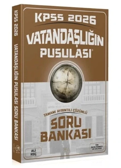 KPSS VATANDAŞLIK VATANDAŞLIĞIN PUSULASI SORU BANKASI ürün görseli 1