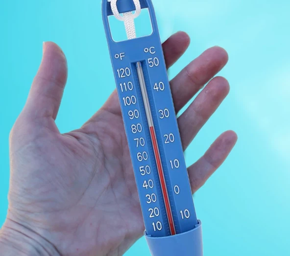 Water Fun Ekonomik Model Termometre İpiyle Birlikte-Economy Thermometer-ToptancıyızBiz - Resim 3