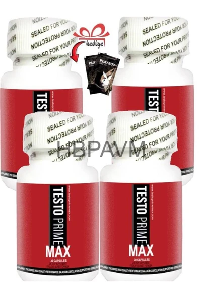 HBPAVM Testo Prime Max Erkeklere Özel Her an Maksimum Limit 30’lu x 4 adet ürün görseli 1