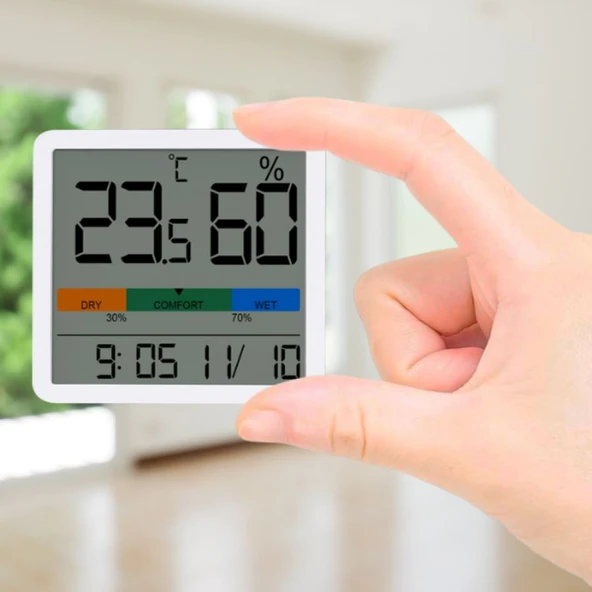 Loyka VGW 23 Kalibrasyon Menülü Sıcaklık Nem ve Saat Göstergesi - Resim 3