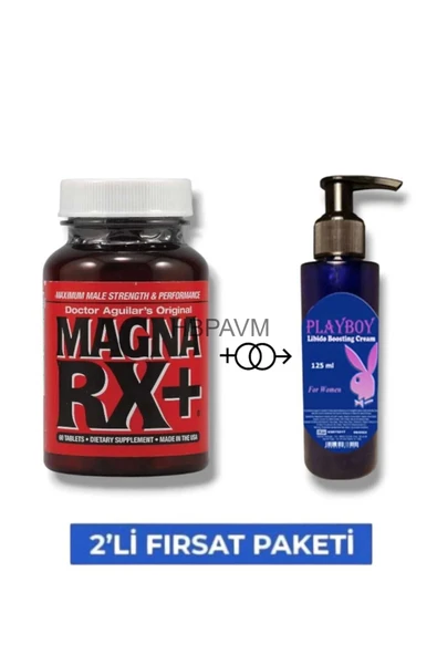 HBPAVM Magna Rx Erkeklere Özel Bölge Destekleyici 60'lı Mucizevi Libido Cream 125 ml ürün görseli 1