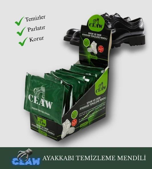 Ayakkabı Temizleme Mendili, Temizleme Havlusu 24 Adet ürün görseli 1