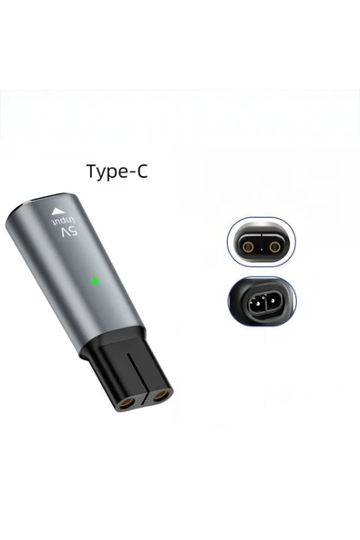 silabor Elektrikli Tıraş Makineleri ve Saç Kesme Makineleriyle Uyumlu, Type-C Şarj Kablosu (4.3V/5V/8V). ürün görseli 1