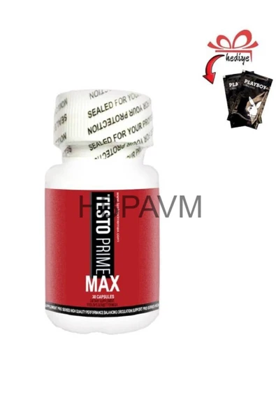 HBPAVM Testo Prime Max Erkeklere Özel Her an Maksimum Limit 30’lu x 1 adet ürün görseli 1