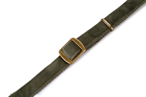 Beeztees DBL Köpek Tasması, Kadife, Nefti, 35-50cm, 20mm - Resim 2