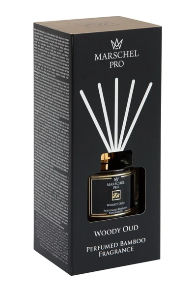 Marshel Pro Woody Oud Çubuklu Koku Cam Şişe 50 ml - Resim 2