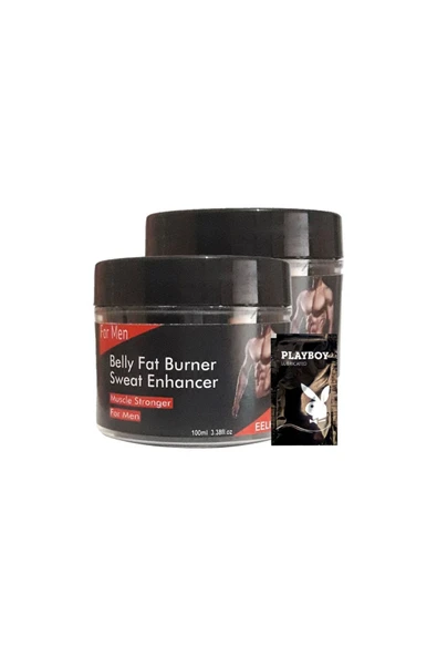 Bravilor Belly fatBurner Yağları eritmek için masaj bakım kremi 2x100 ml+1 Adet Jel ile ürün görseli 1