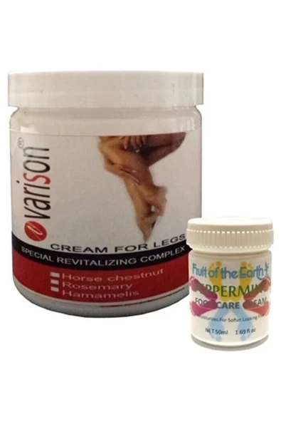 bzrv Varison Varicose Vein Defense Cream Diz Bacak Bakım Kremi 200ml+50ml Ayak ürün görseli 1