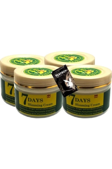 Livendo Three Brand 7 Days 4'lü Birden Ginger Miracle Slimming Cream Kremi 100 ml + 1 Hediye Jel ürün görseli 1